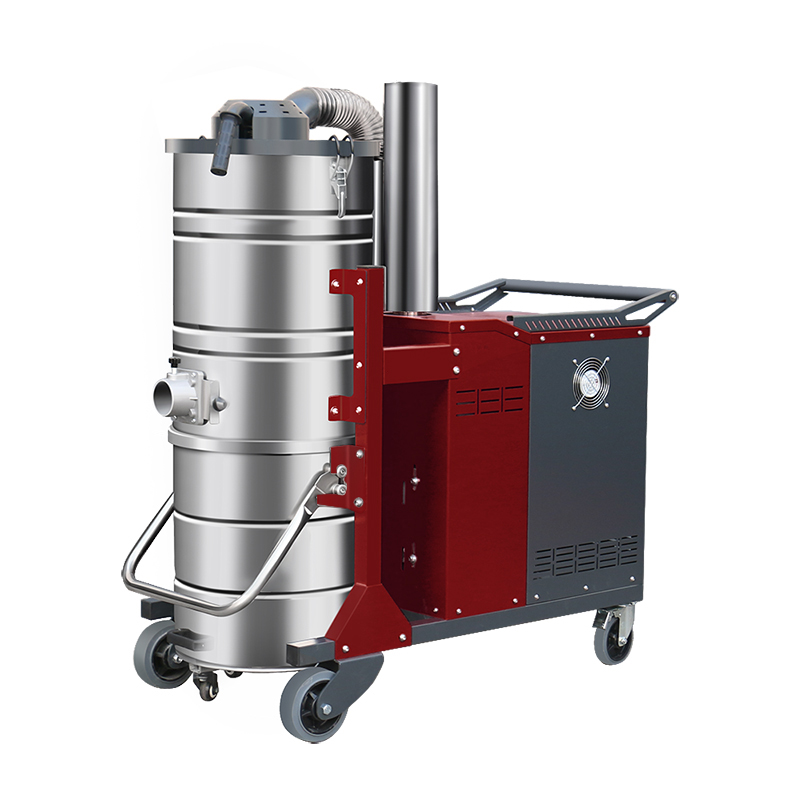 泰州坦洁380V 双桶手动反吹工业吸尘器X8系列